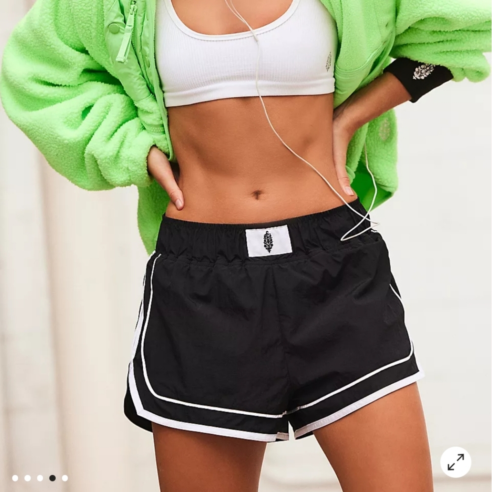 FP Movement Black Combo Varsity Blues Shorts
